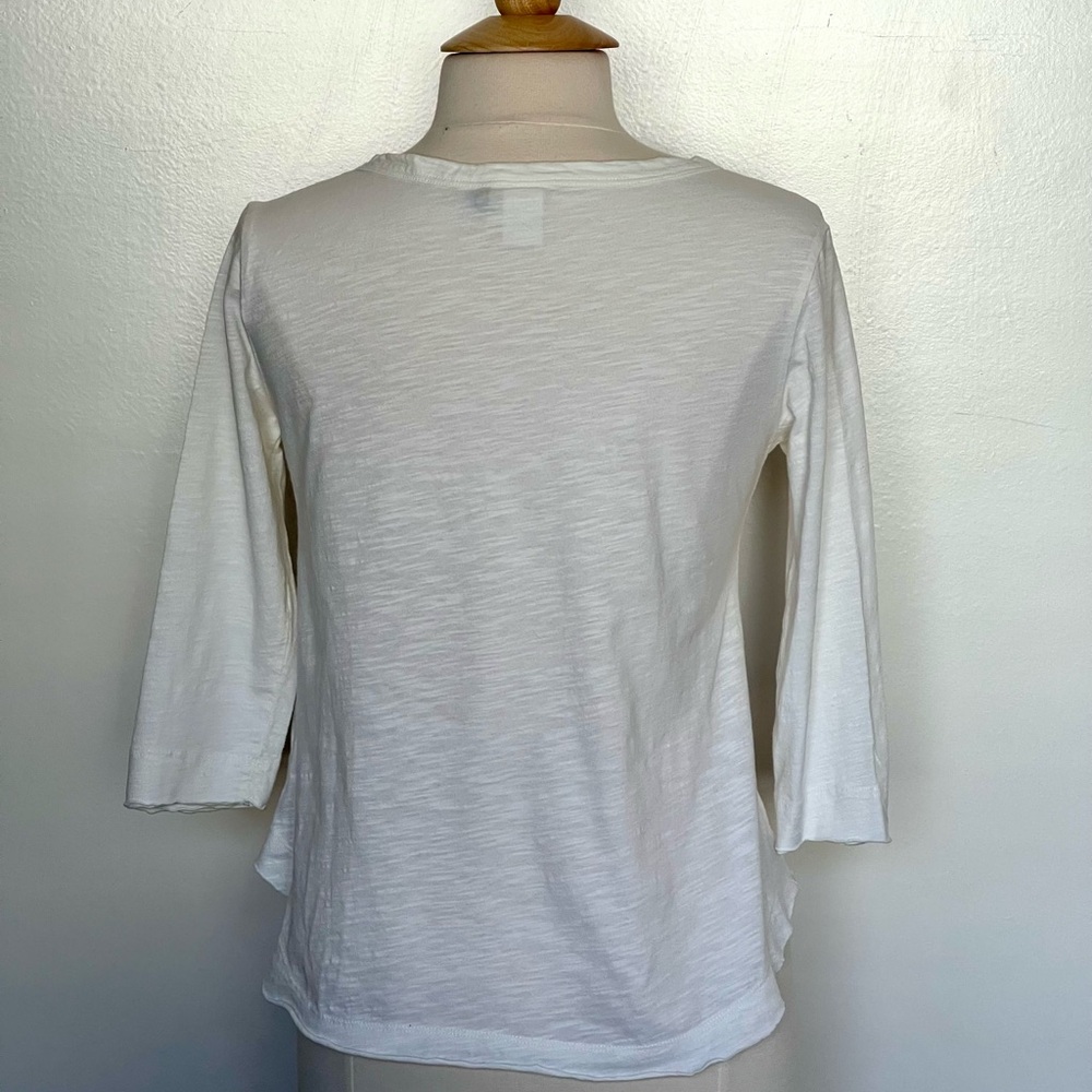 Anthro embroidered knit top - Picture 2 of 10